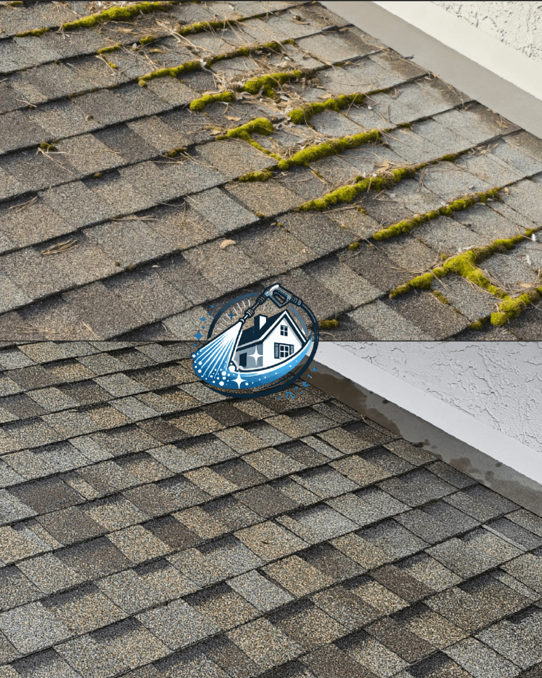 Roof Soft Wash Cleaning